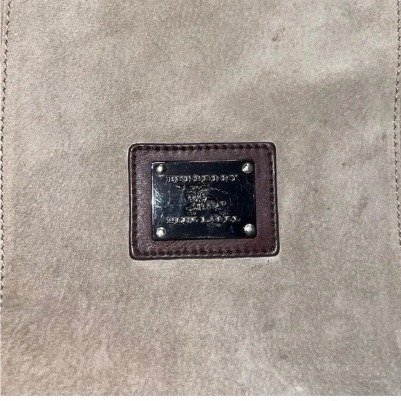 Burberry Suede Leather Handbag - Picture 10 of 10